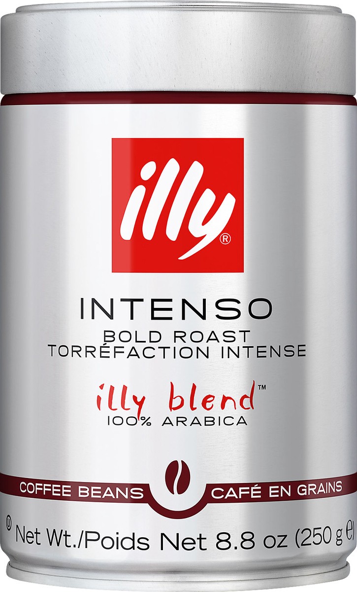 slide 4 of 7, illy Blend 100% Arabica Bold Roast Beans Intenso Coffee 8.8 oz, 8.8 oz