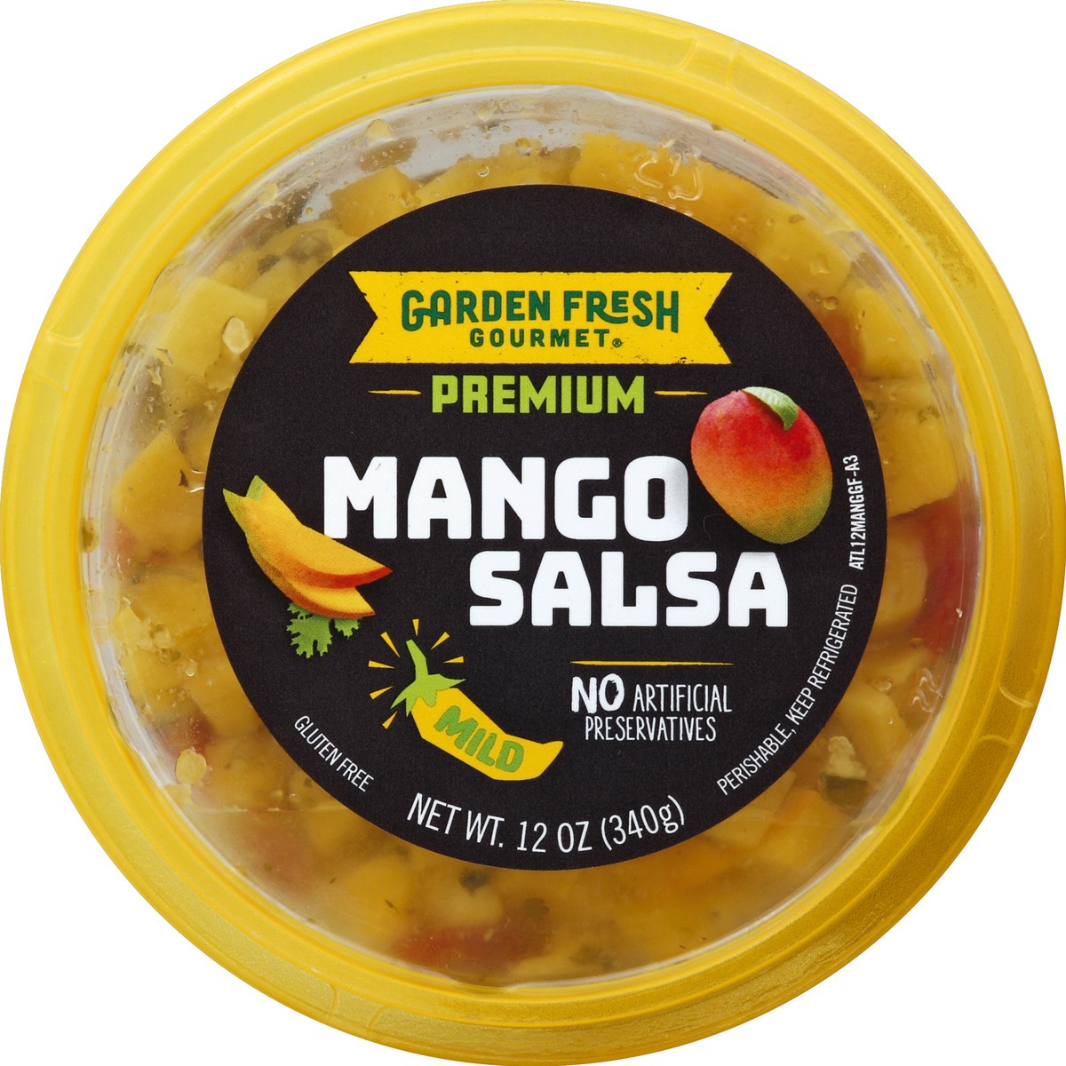 slide 2 of 3, Garden Fresh Gourmet Mango Salsa - Mild, 12 oz