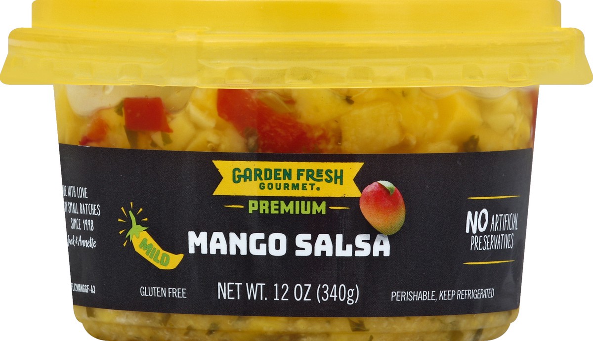 slide 3 of 3, Garden Fresh Gourmet Mango Salsa - Mild, 12 oz