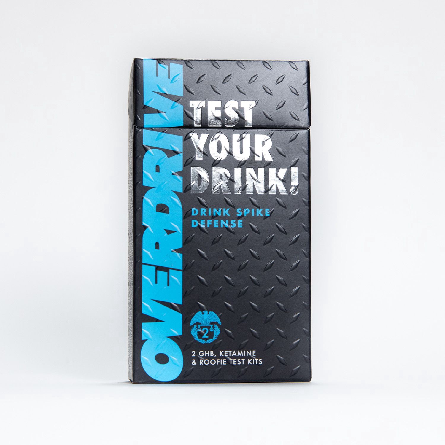 slide 1 of 1, Overdrive Drink Spike 3-In-1 Test Kit, Ghb, Rohypnol And Ketamine, 2 Ct, 1 ct