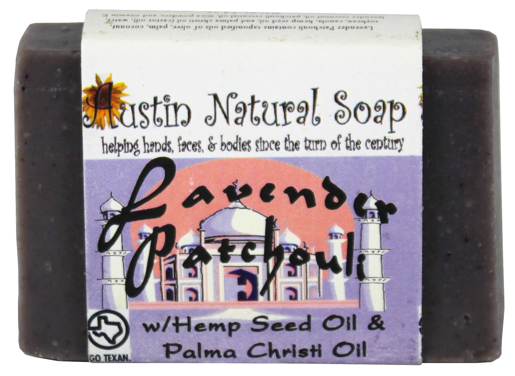 slide 1 of 1, Austin Natural Soap Lavender and Patchouli, 4.5 oz
