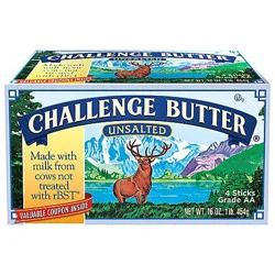 Challenge Butter Unsalted - 16 Oz