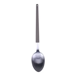 Grand Gourmet Stainless Steel Solid Spoon, Soft Touch Handle