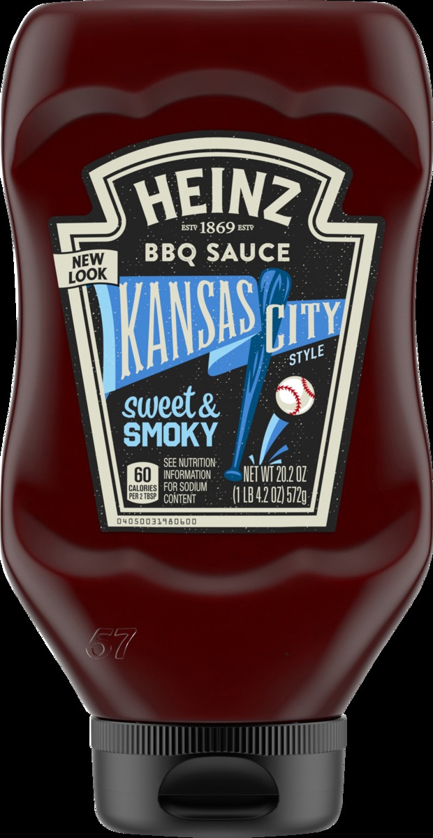 slide 7 of 8, Heinz Kansas City Style Sweet & Smoky BBQ Sauce, 20.2 oz