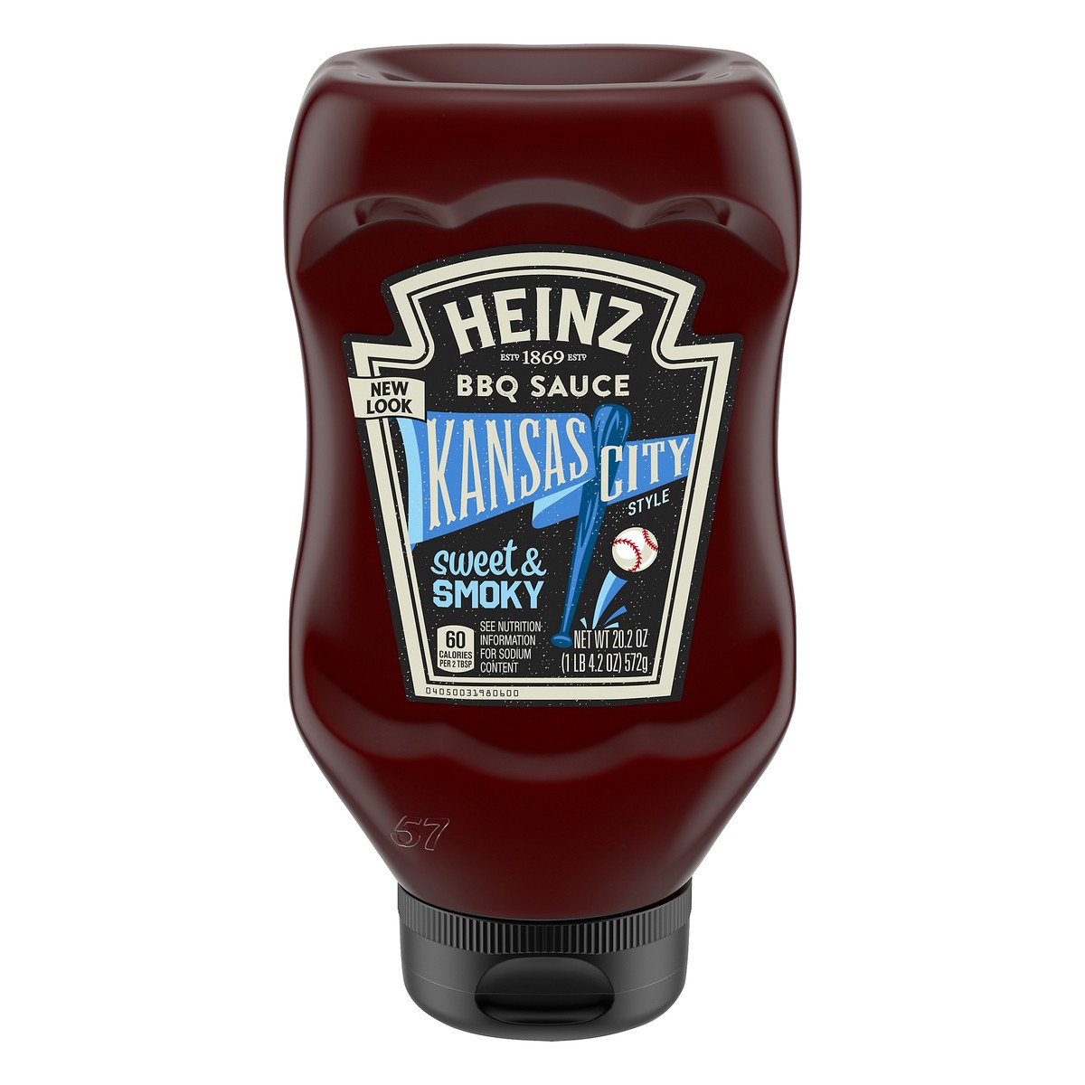 slide 1 of 9, Heinz Kansas City Style Sweet & Smoky BBQ Sauce, 20.2 oz Bottle, 20.2 oz