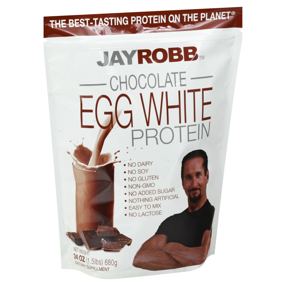 slide 7 of 12, Jay Robb Chocolate Egg White Protein 24 oz, 24 oz