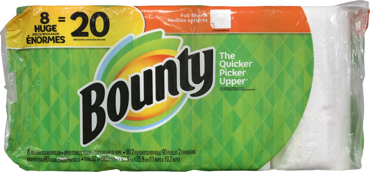 slide 6 of 9, Bounty Paper Towels 8 ea, 8 ct