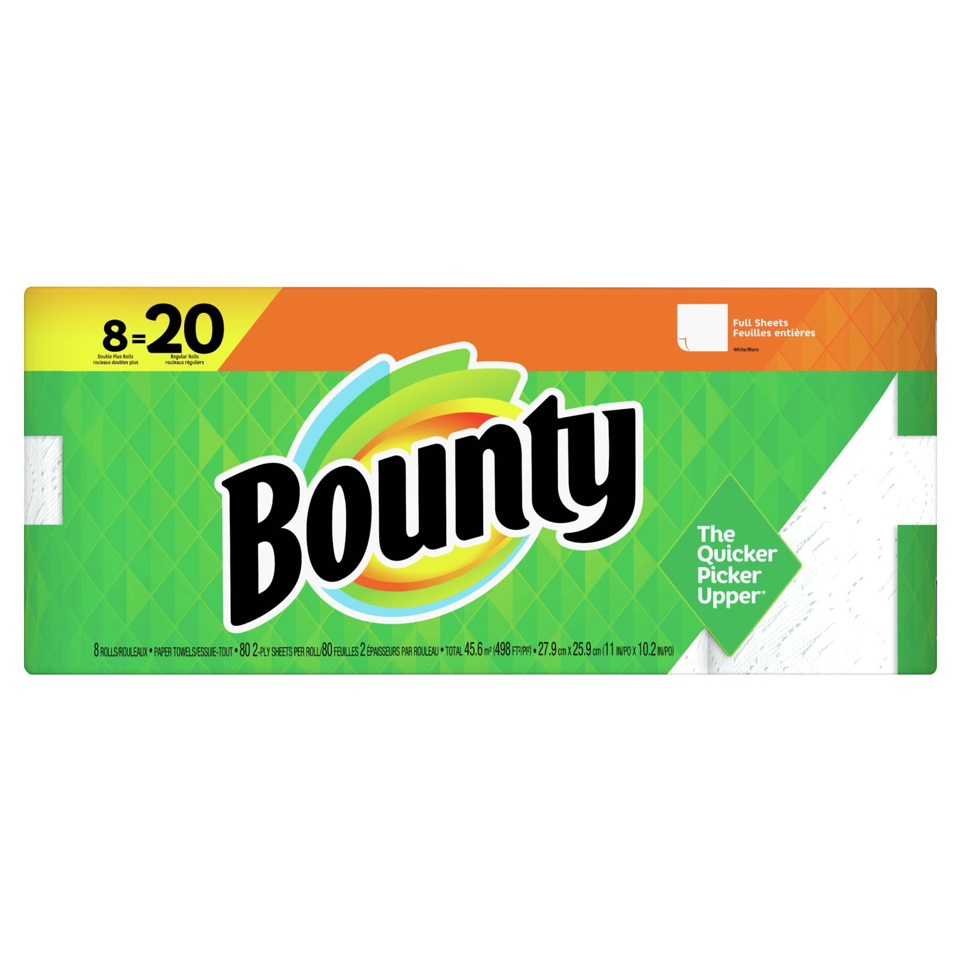 slide 1 of 1, Bounty Full Sheet Paper Towels, 9 ct
