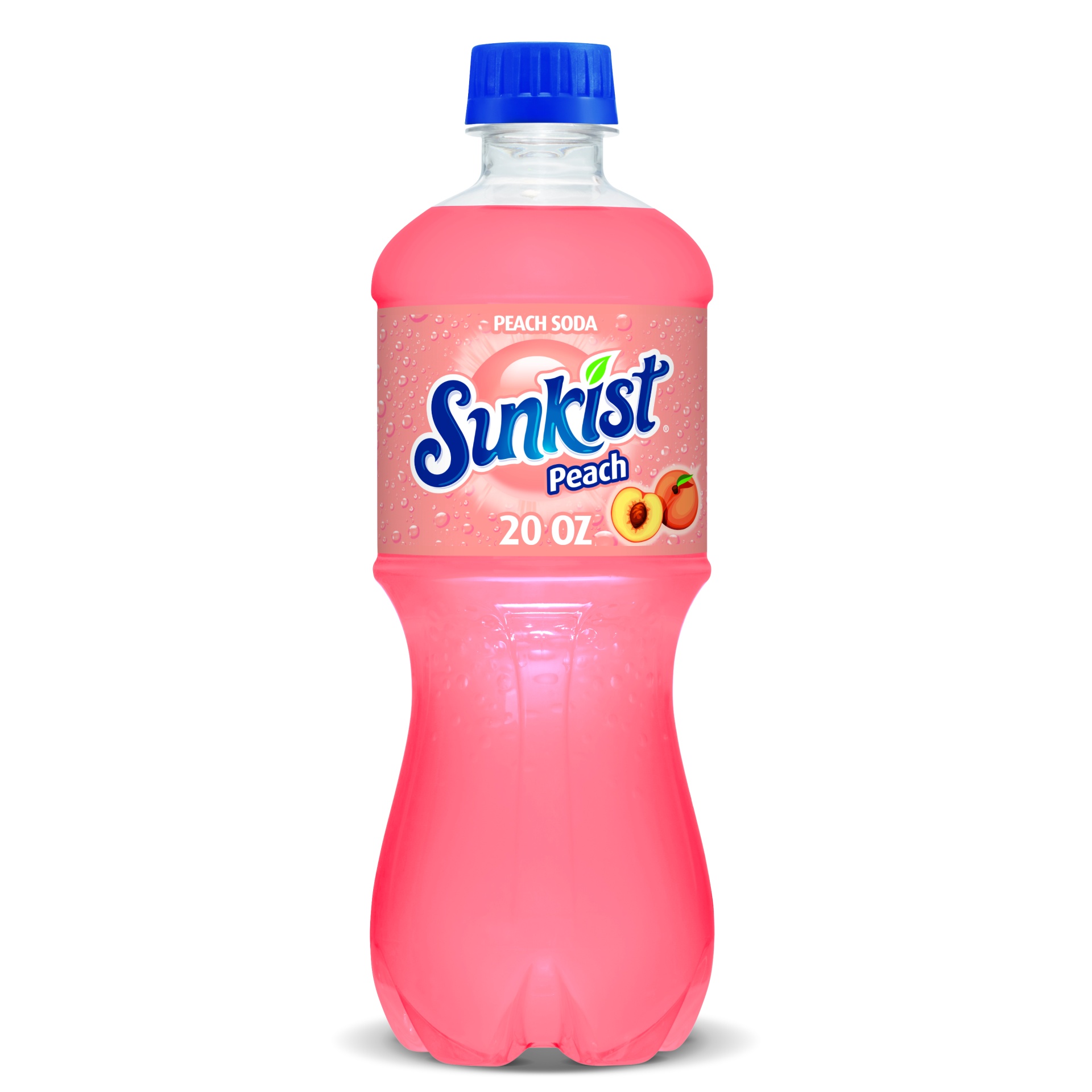 Sunkist Peach Soda Bottle 20 fl oz | Shipt