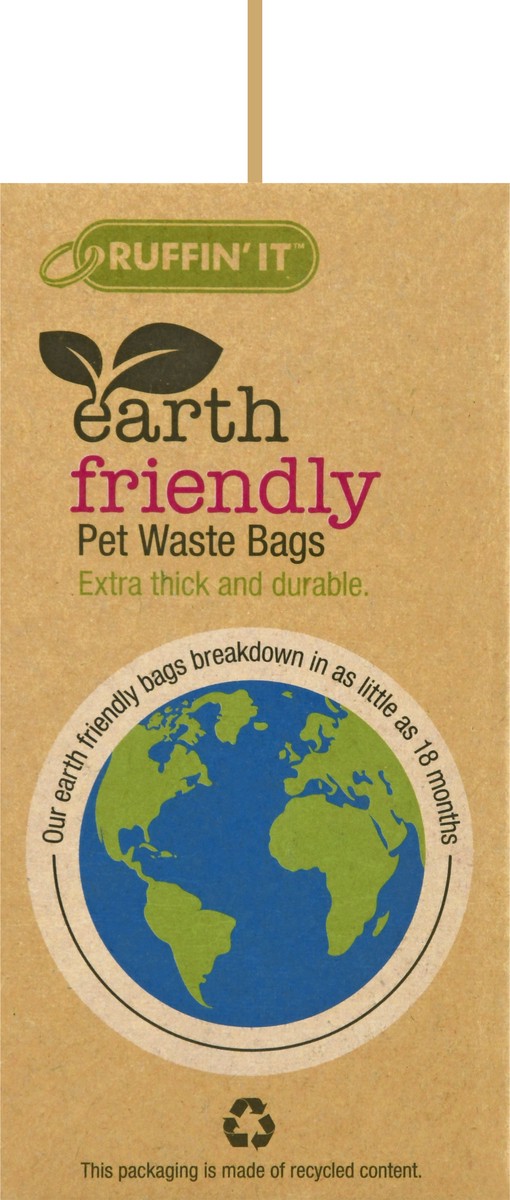 slide 5 of 9, Ruffin' It Earth Friendly Pet Waste Bags 120 ea, 120 ct