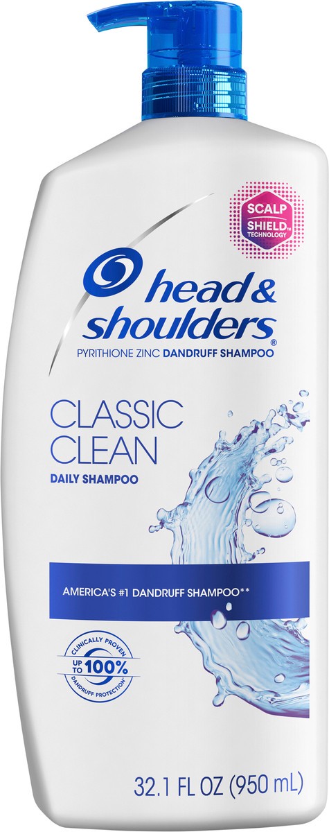 slide 1 of 3, Head & Shoulders Classic Clean Anti-Dandruff Shampoo, 32.1oz, 32.1 oz