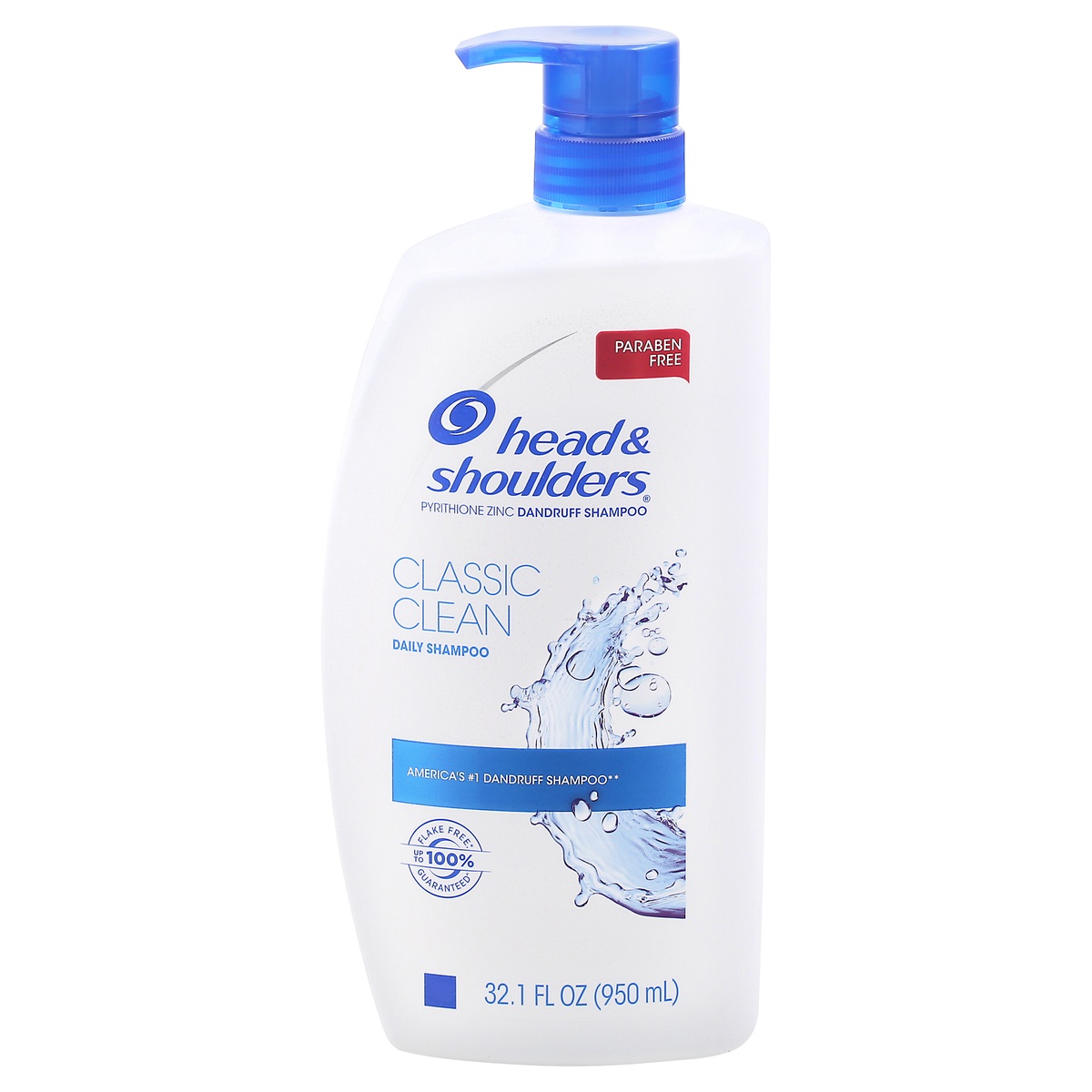 slide 1 of 1, Head & Shoulders Classic Clean Anti-Dandruff Shampoo, 32.1oz, 32.1 oz