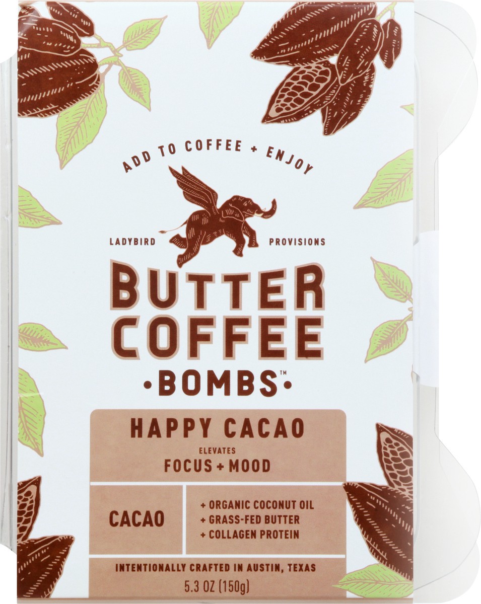 slide 1 of 13, Butter Coffee Bombs Happy Cacao Coffee - 5.3 oz, 6 ct