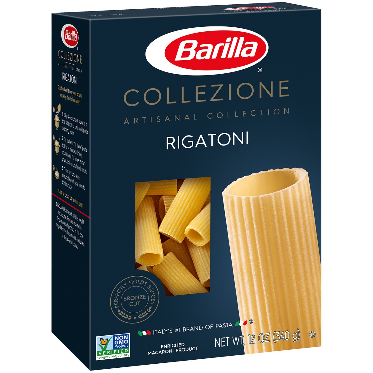 slide 9 of 14, Barilla Collezione Artisanal Collection Rigatoni Pasta, 12 oz