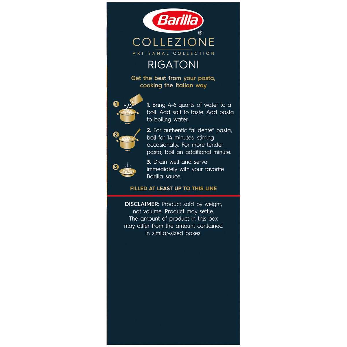 slide 4 of 14, Barilla Collezione Artisanal Collection Rigatoni Pasta, 12 oz