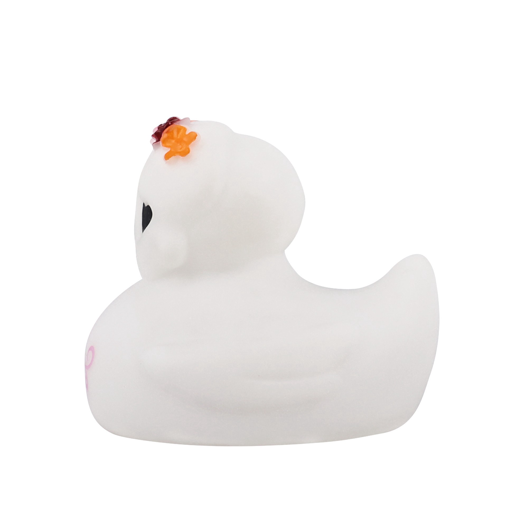 slide 2 of 3, 3.75" Sugar Skull Rubber Duck By Creatology, 3.6 in x 3 in x 3.7 in