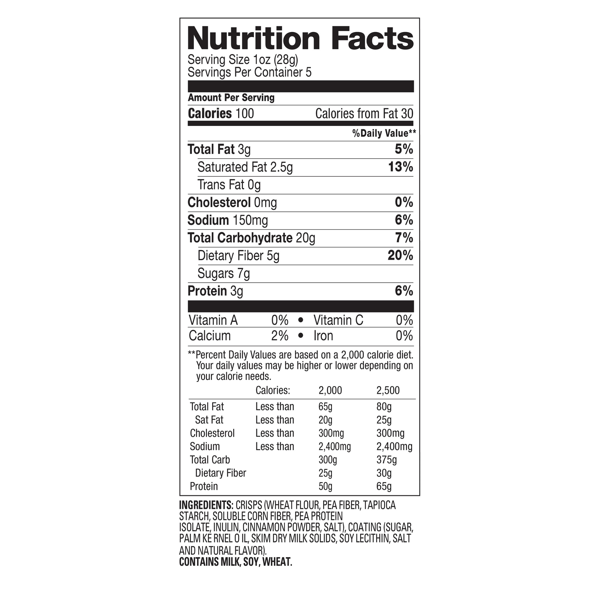 slide 7 of 8, SlimFast Advanced Nutrition 100 Calorie Snacks Cinnamon Bun Swirl Drizzled Crisps, 5 ct; 1 oz