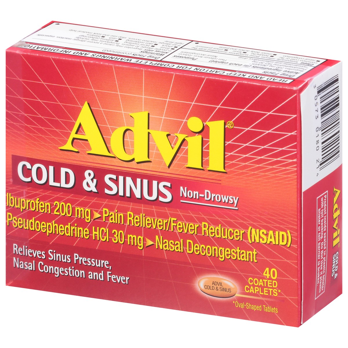slide 3 of 9, Advil Cold/Sinus Caplets, 