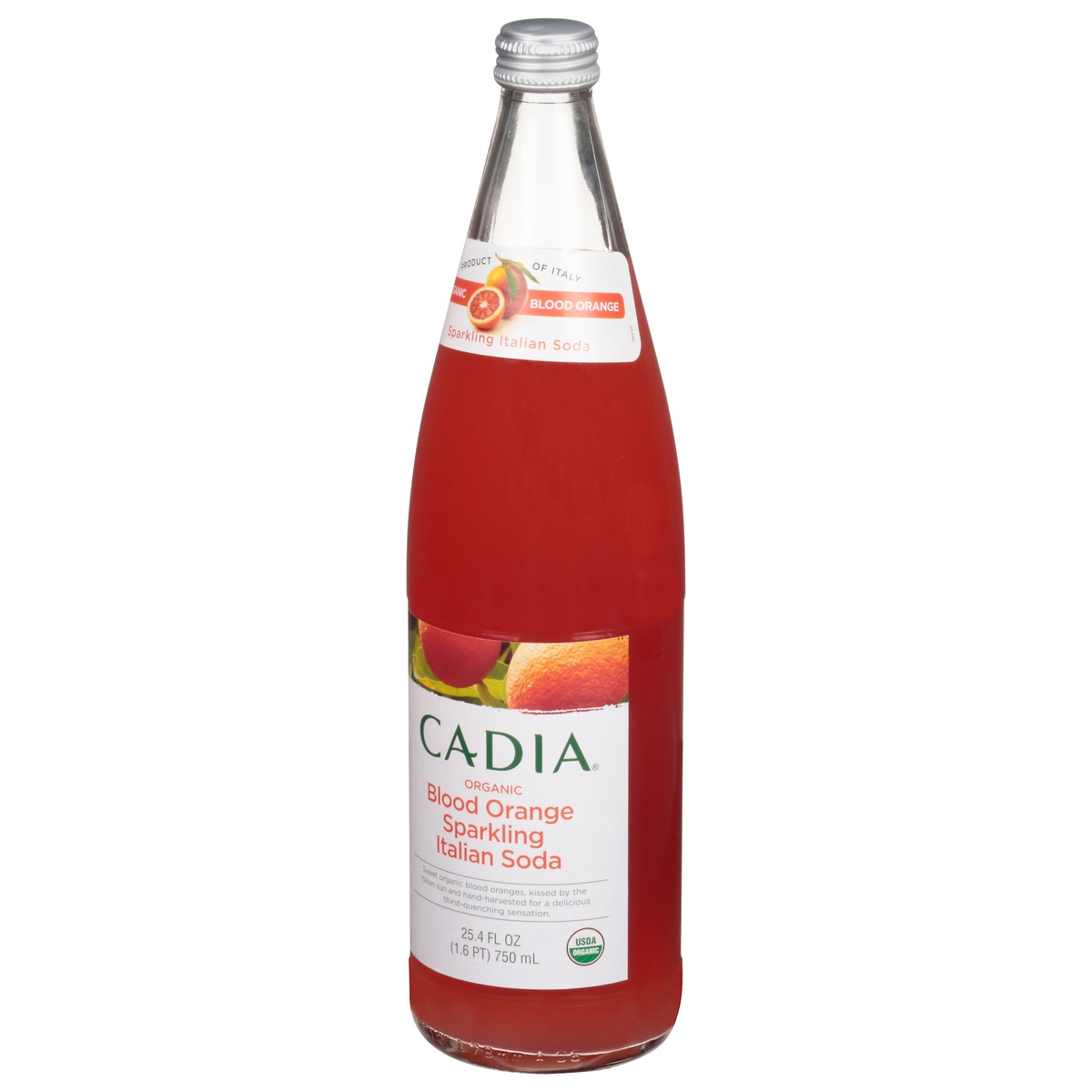 slide 3 of 11, Cadia Organic Blood Orange Sparkling Italian Soda, 25.4 fl oz