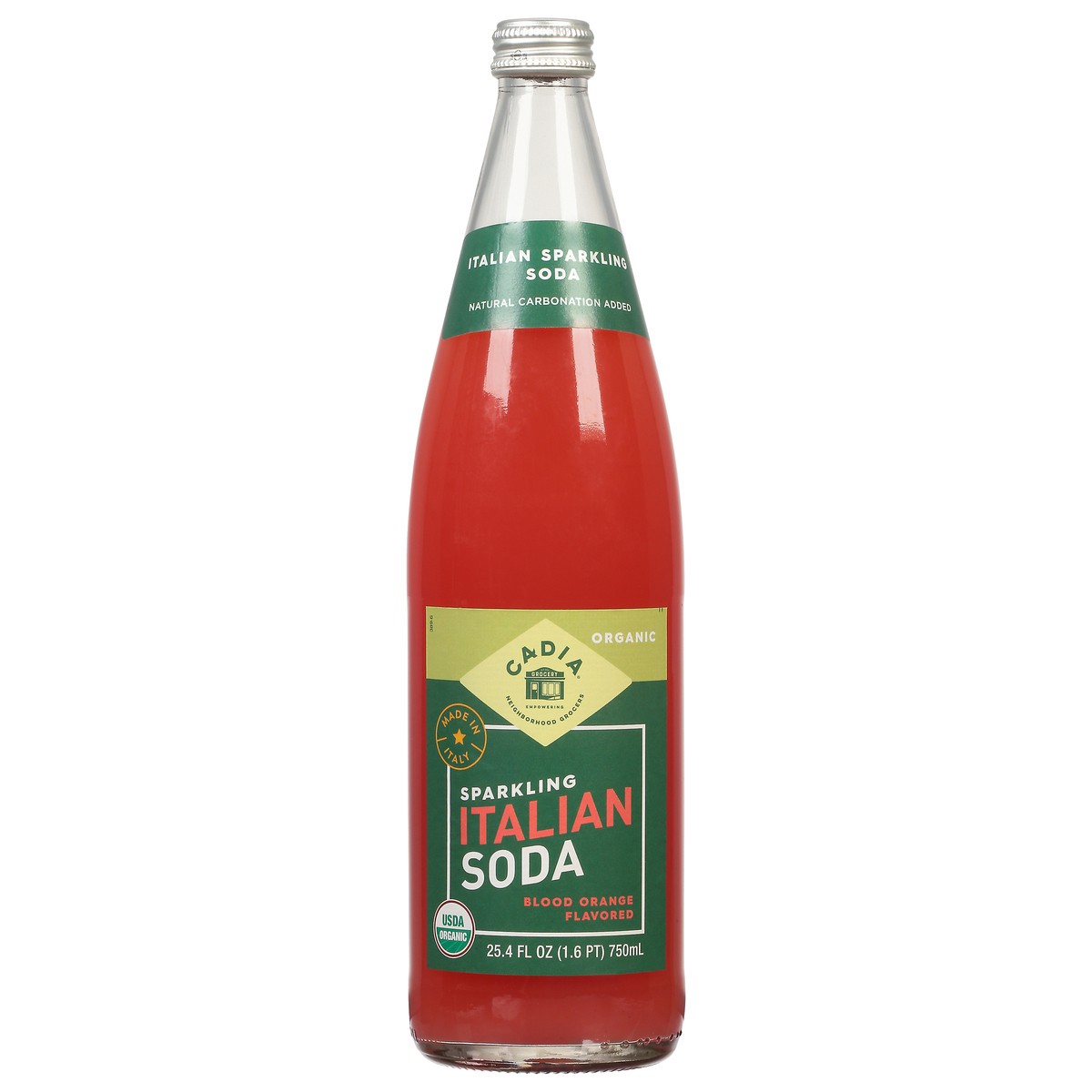 slide 1 of 13, Cadia Soda Blood Orange Italian Organic - 500 ml, 500 ml