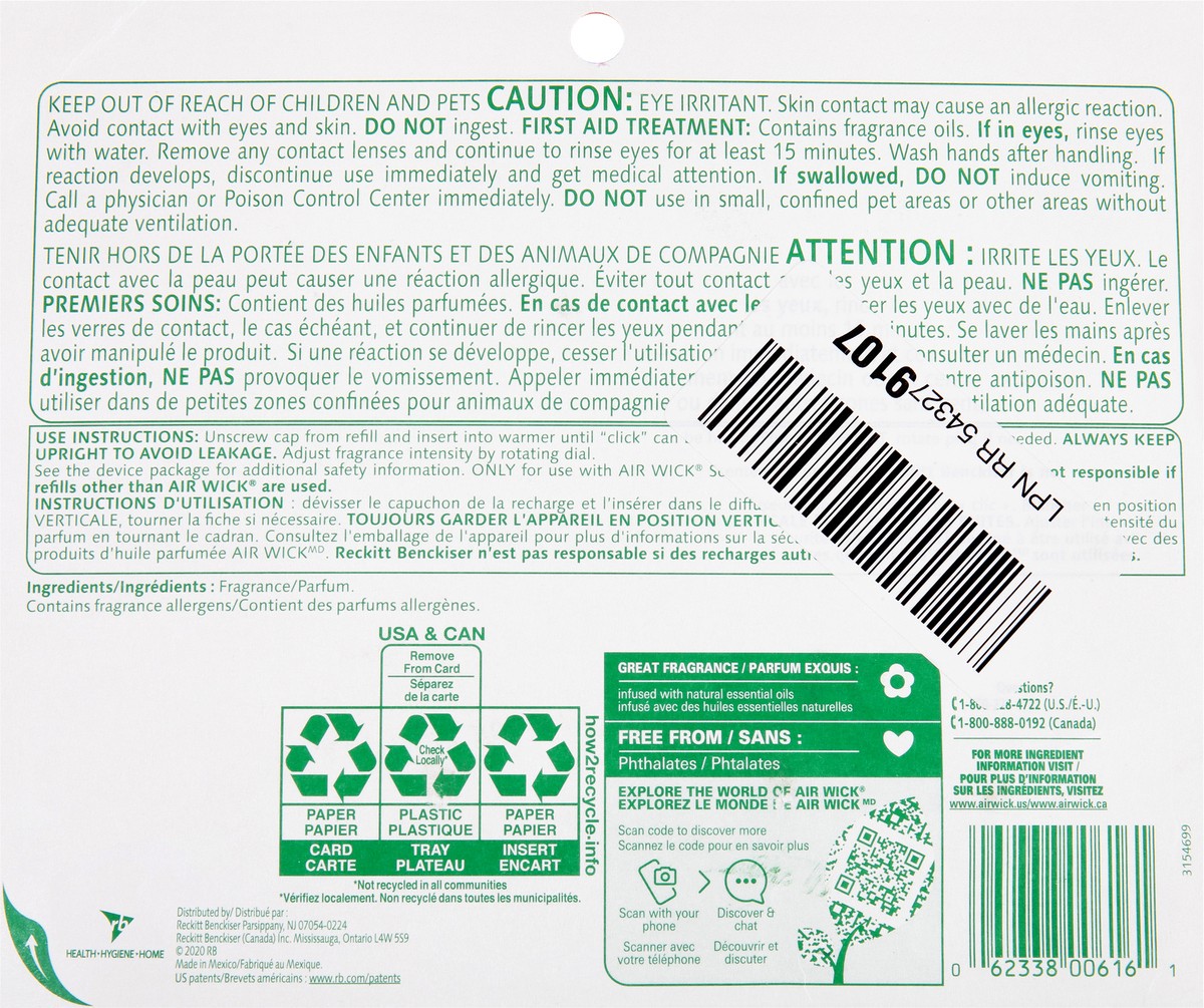 slide 8 of 9, Air Wick Essential Oils Vanilla & Pink Papaya Scented Oil Refills 5 ea, 5 ct