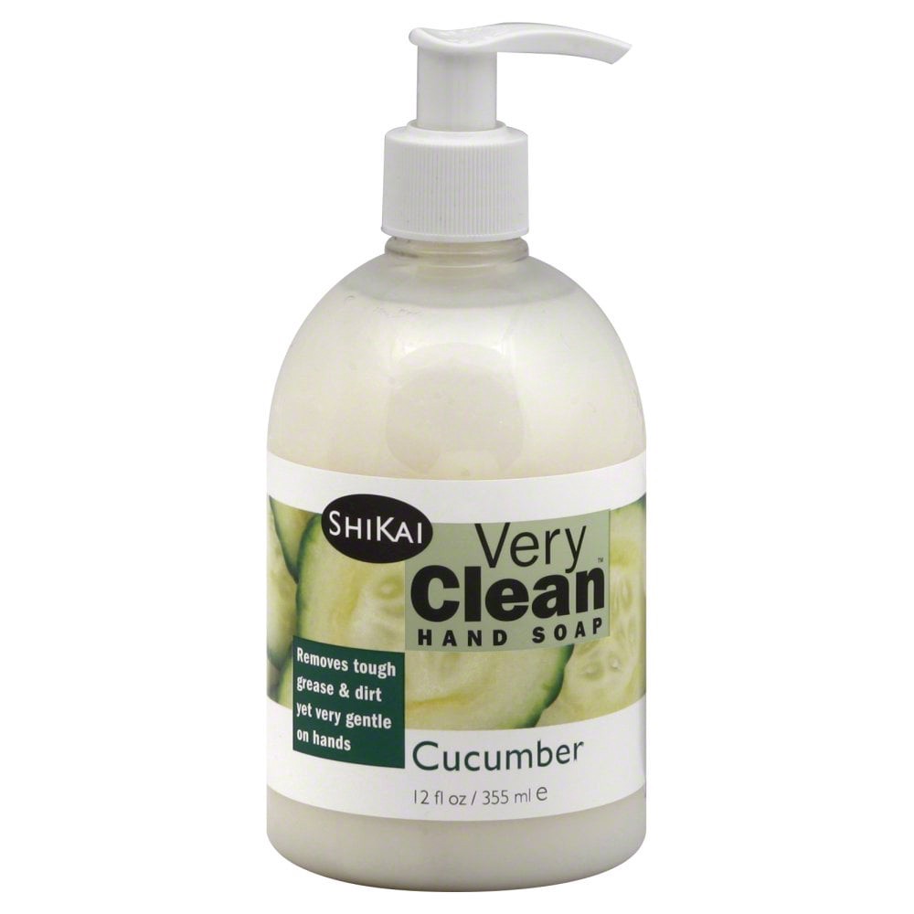 slide 1 of 3, ShiKai Very Clean Cucumber Liquid Hand Soap, 12 fl oz