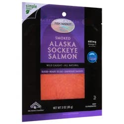 Hy-vee Fish Market Smoked Alaska Sockeye Salmon