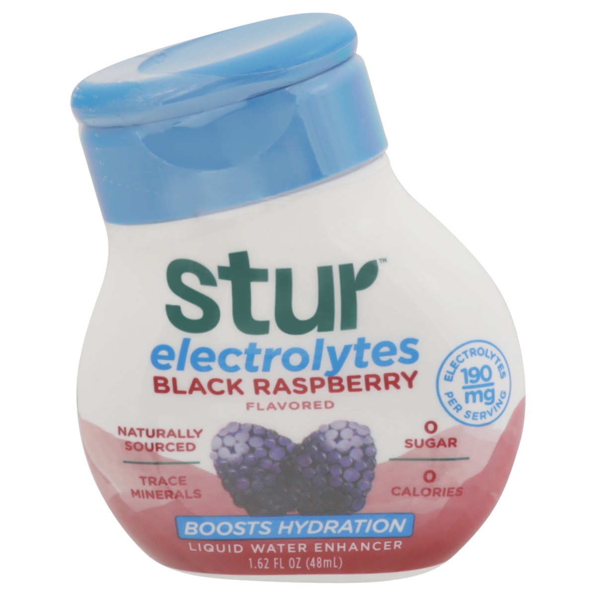 slide 1 of 13, Stur Electrolytes Black Raspberry Flavored Liquid Water Enhancer 1.62 fl oz, 1.62 fl oz