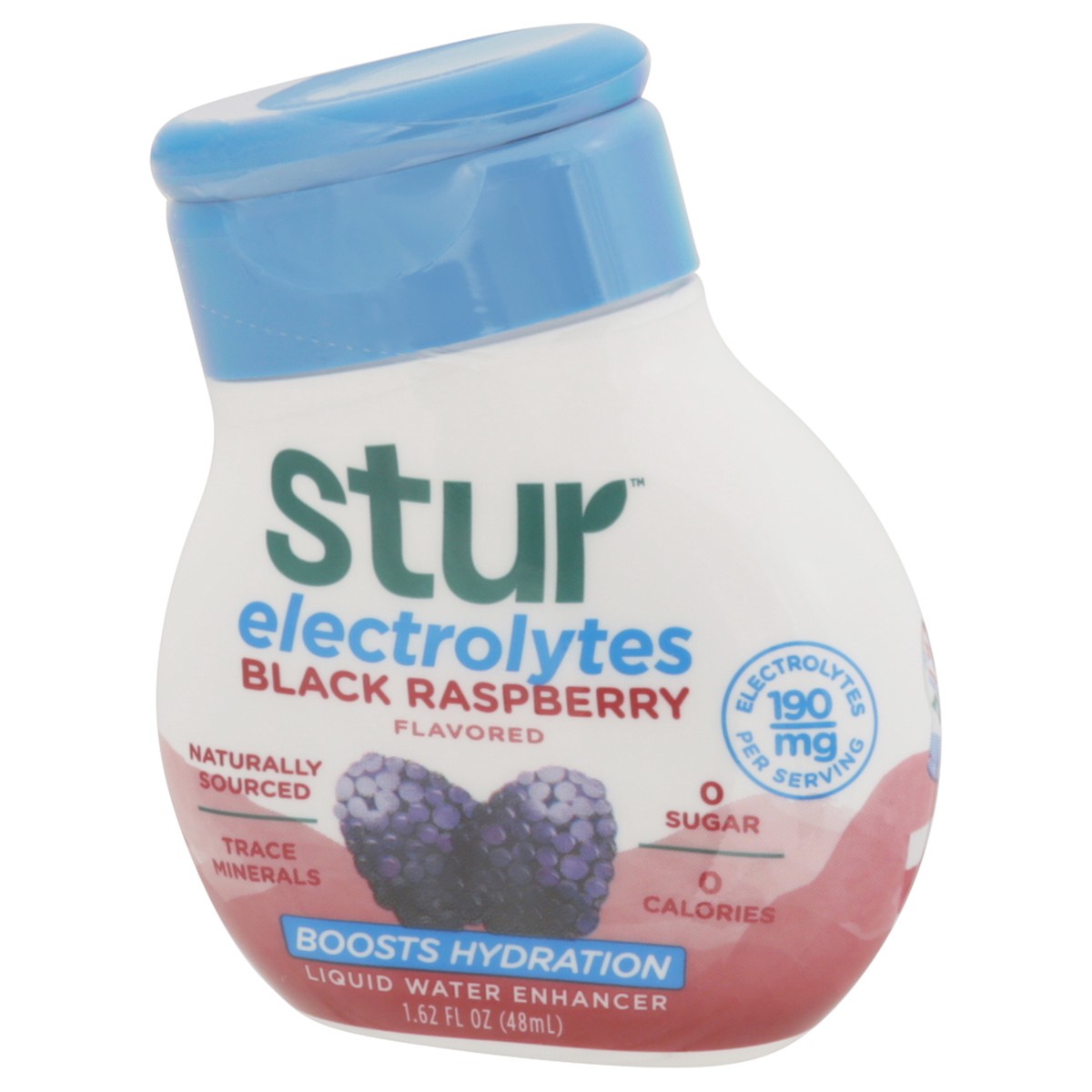 slide 13 of 13, Stur Electrolytes Black Raspberry Flavored Liquid Water Enhancer 1.62 fl oz, 1.62 fl oz