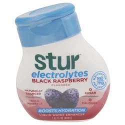 Stur Electrolytes Black Raspberry Flavored Liquid Water Enhancer 1.62 fl oz