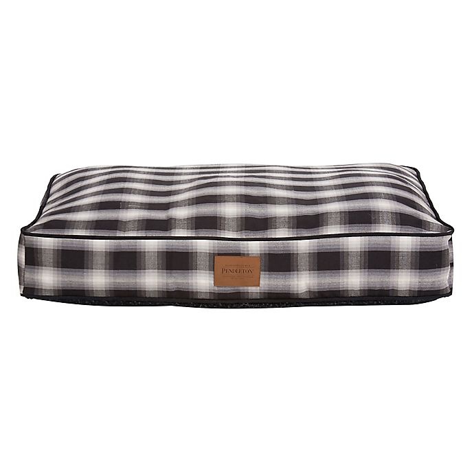 slide 2 of 3, Pendleton Woolen Mills Napper Ombre Plaid Medium Pet Bed - Charcoal, 1 ct