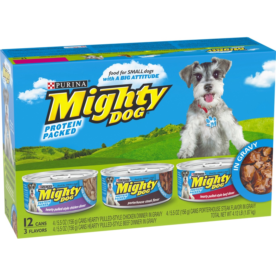 slide 4 of 9, Purina Mighty Dog Variety Pack, 12 ct; 5.5 oz