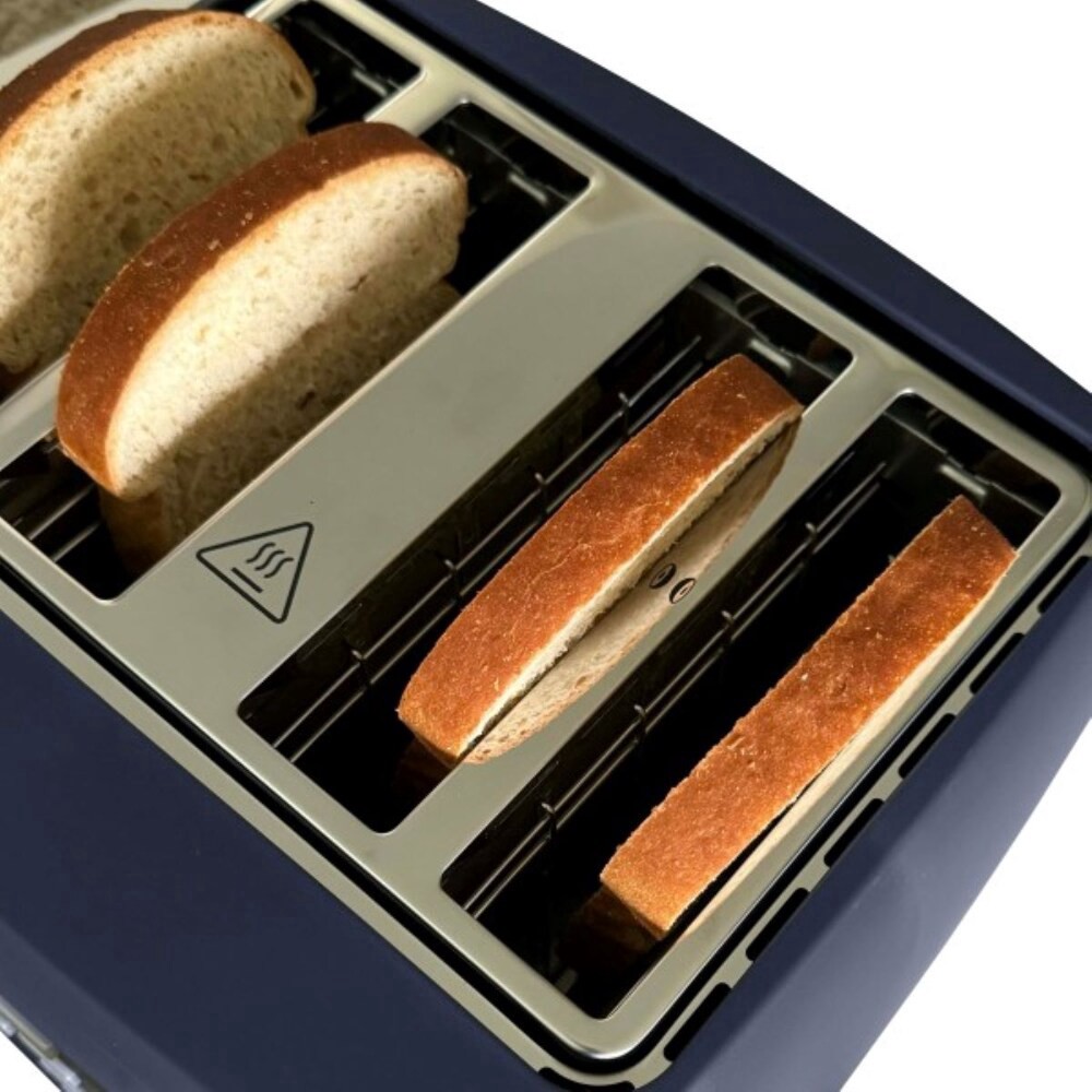 slide 3 of 3, Westbend Timeless Toaster Sllate Blue - 4 Slice, 1 ct