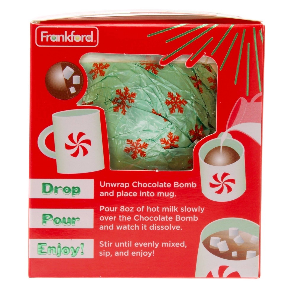 slide 2 of 6, Frankford Peppermint Chocolate Hot Drink Bomb, 1.6 oz