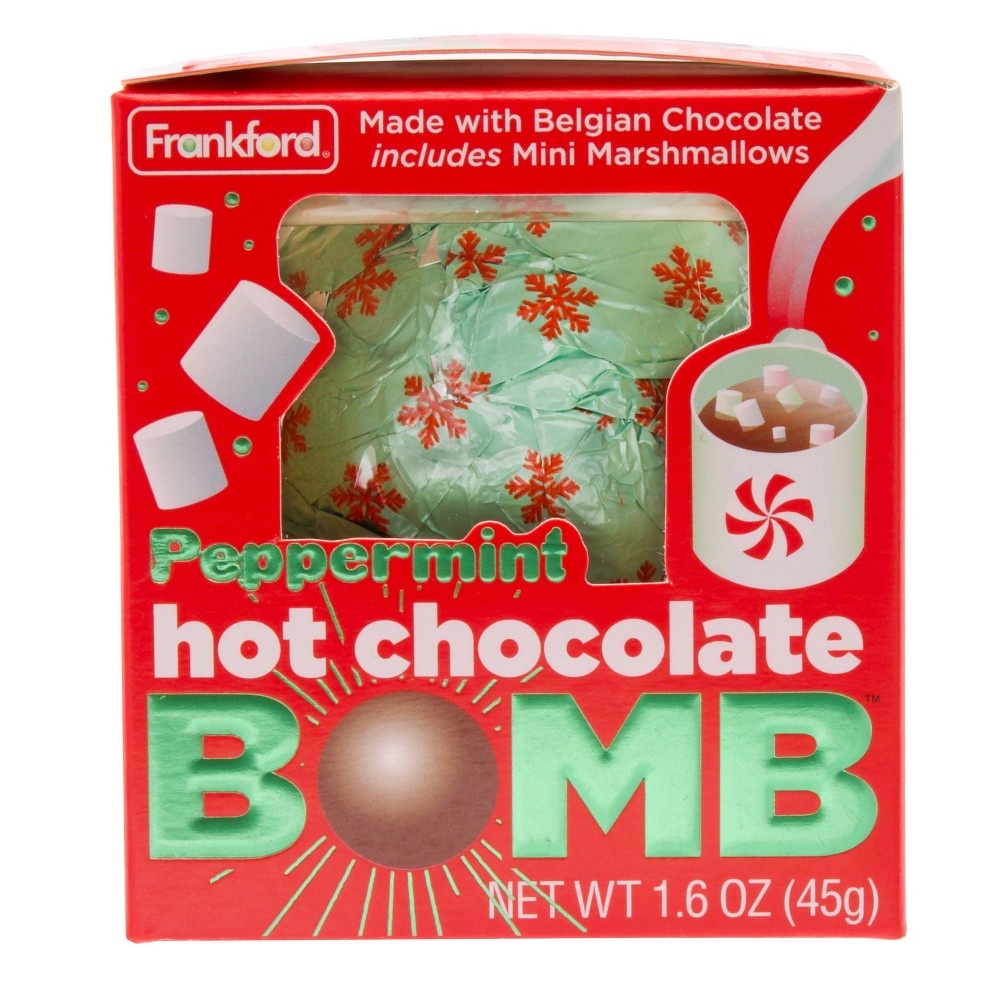 slide 4 of 6, Frankford Peppermint Chocolate Hot Drink Bomb, 1.6 oz