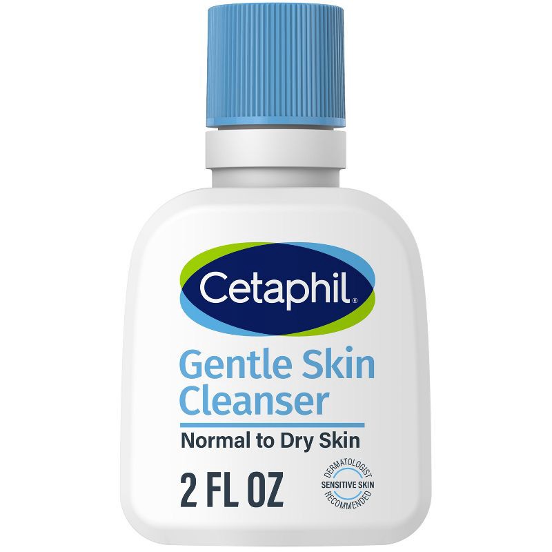 slide 1 of 9, Cetaphil Gentle Skin Cleanser Hydrating Face Wash - 2 fl oz, 2 fl oz