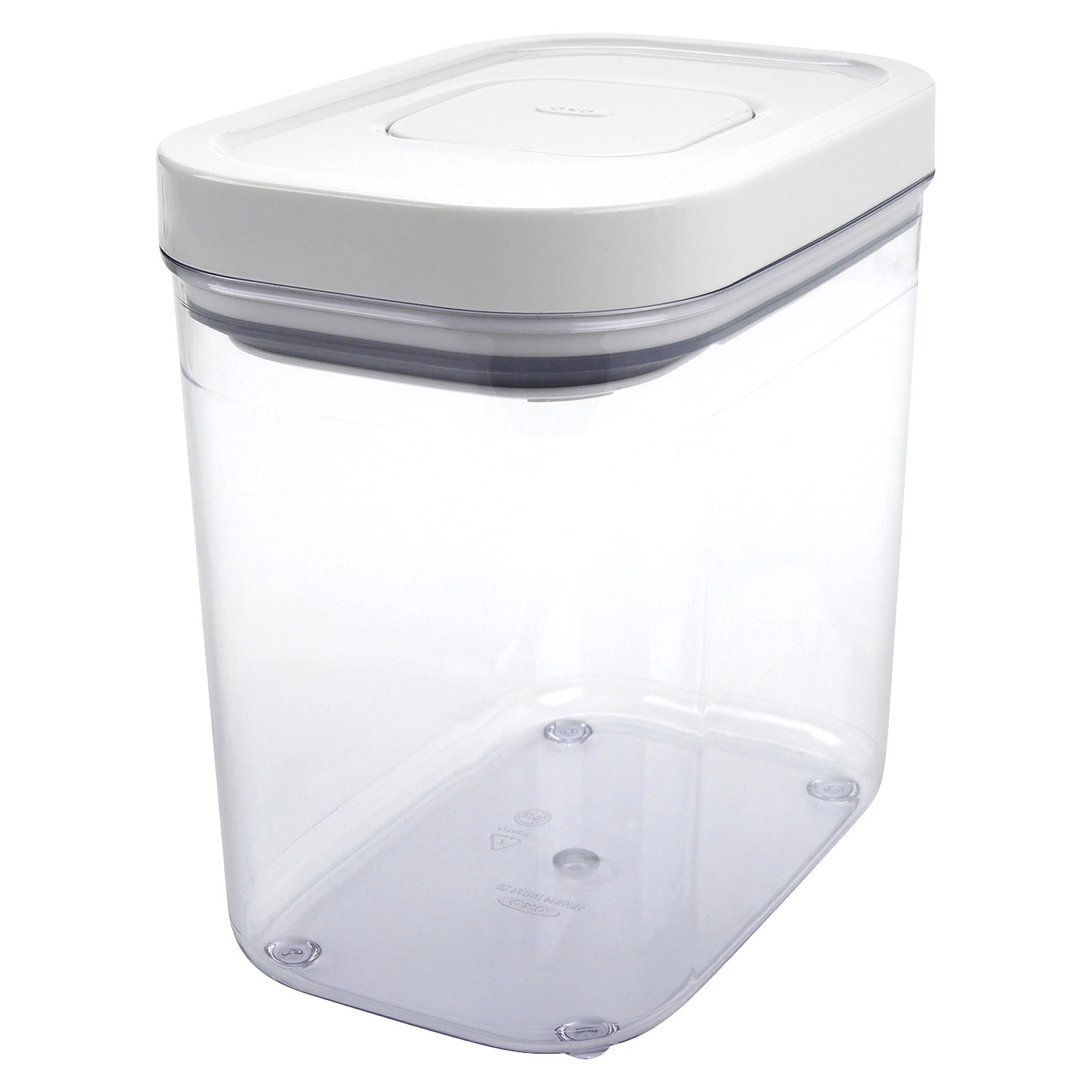 slide 1 of 6, OXO Soft Works Pop Food Storage Container - Clear/White, 1.7 qt