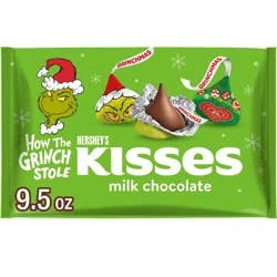 HERSHEY's Kisses Christmas Grinch Milk Chocolate Candy - 9.5oz