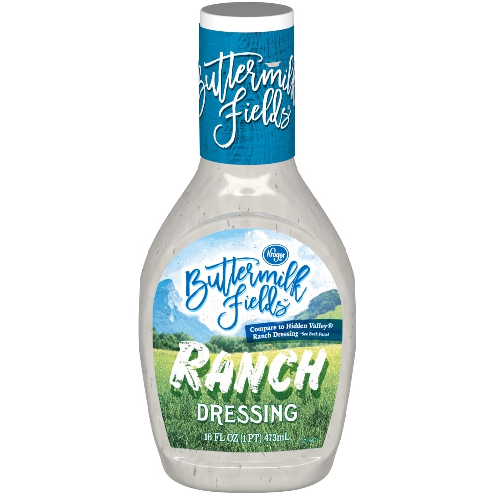 slide 1 of 1, Kroger Buttermilk Fields Ranch Dressing, 16 fl oz