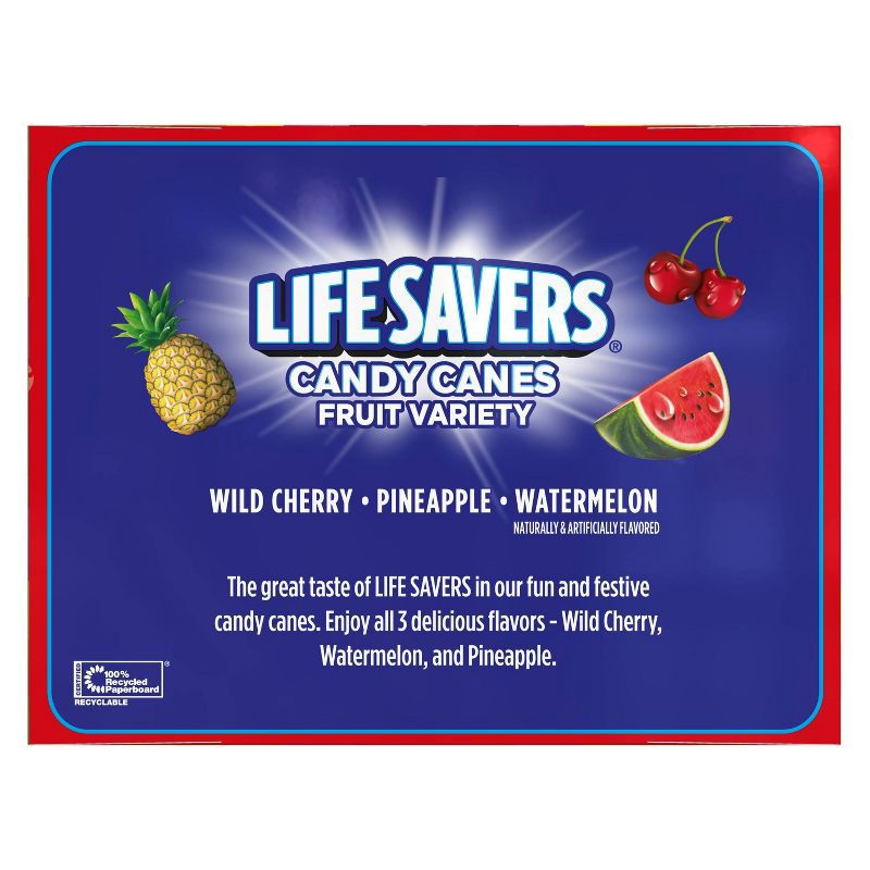 slide 2 of 6, Life Savers Lifesavers Christmas Candy Canes - 5.3oz/12ct, 5.3 oz, 12 ct