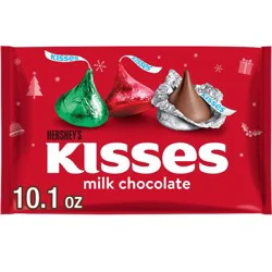 HERSHEY's Kisses Milk Chocolate Christmas Candy Bag - 10.1oz