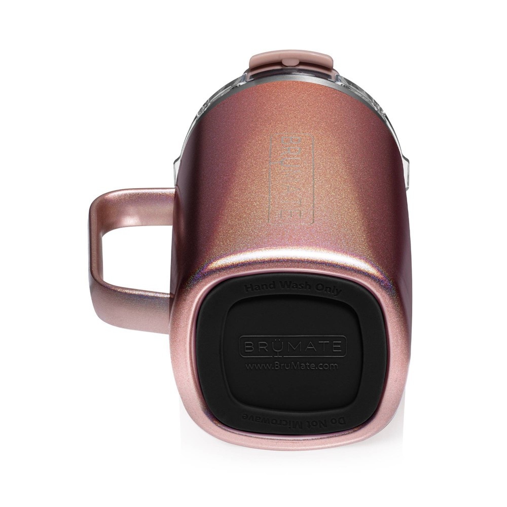 slide 4 of 4, BRUMATE Toddy Stainless Steel Insulated Mug Glitter Rose Gold, 16 oz