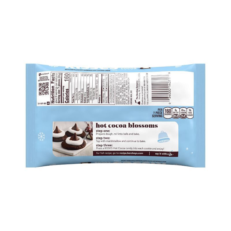 slide 4 of 7, HERSHEY's Kisses Christmas Hot Cocoa Flavored Milk Chocolate Candy - 9oz, 9 oz