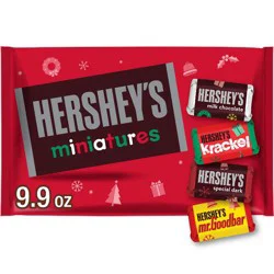 HERSHEY's Christmas Assorted Chocolate Candy Miniatures - 9.9oz