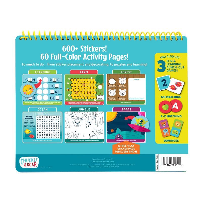slide 6 of 6, Ultimate Sticker Activity Book with 600+ Stickers - Chuckle & Roar, 1 ct