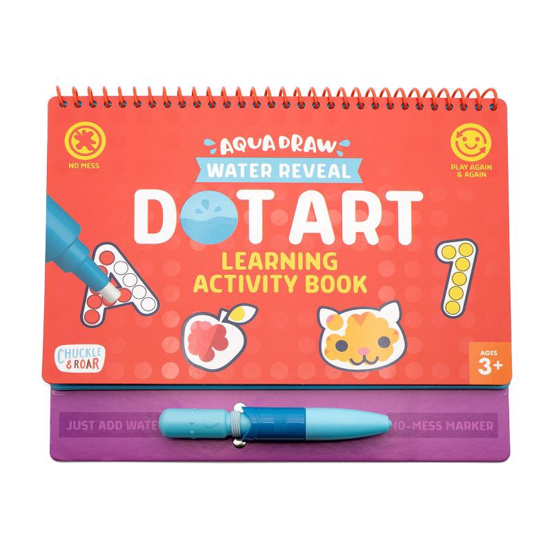 slide 1 of 6, Aquadraw Dot Art Learning & Activity Book Mess Free - Chuckle & Roar, 1 ct