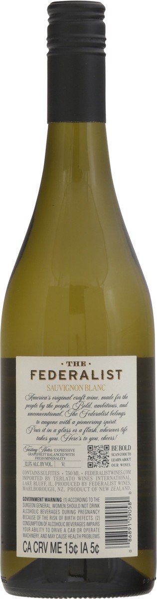 slide 11 of 12, The Federalist Sauvignon Blanc 750 ml, 750 ml