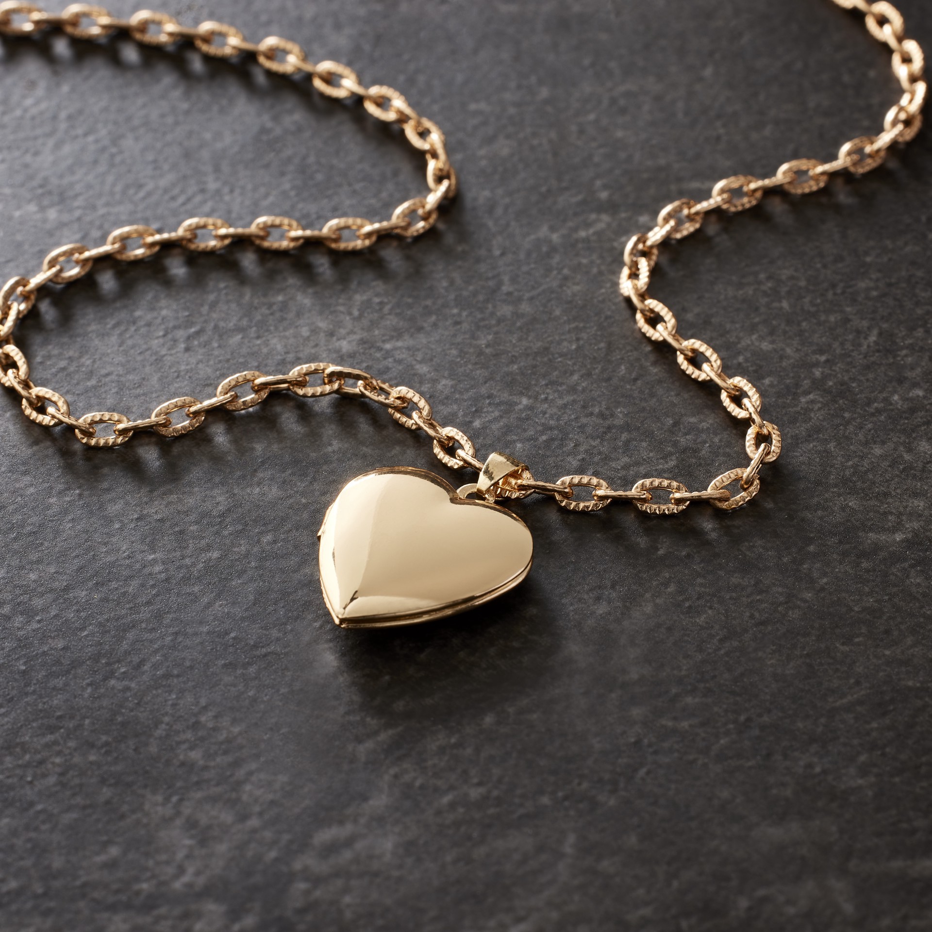 slide 3 of 3, Gold Heart Locket By Bead Landing, 19 mm