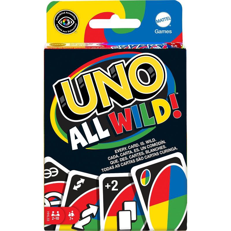 slide 1 of 6, UNO All Wild Card Game, 1 ct