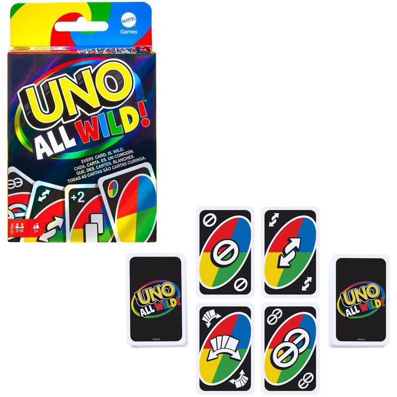 slide 1 of 6, UNO All Wild Card Game, 1 ct